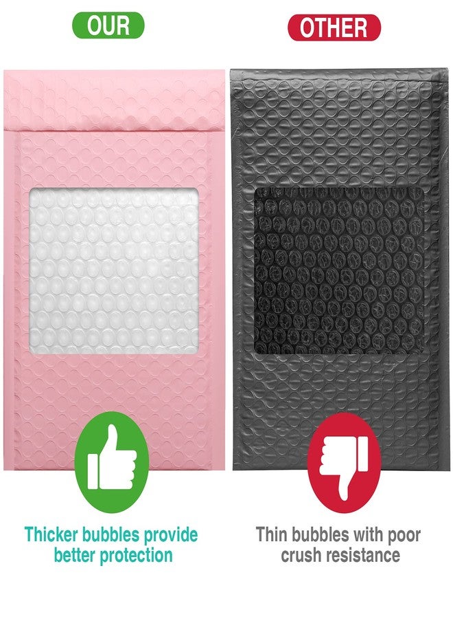 مترونيك مغلفات فقاعية من ميترونيك، مقاس 6×10 بوصة، عبوة من 25 مغلفًا، مقاس قابل للاستخدام 6×9 بوصة، مقاومة للماء، لون وردي فاتح، مغلفات مبطنة للتغليف والشحن، مناسبة للشركات الصغيرة والبريد والشحن بالجملة. - Image 4